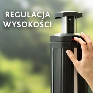Suszarka ogrodowa Vileda Sun-Rise Premium 50 - Regulacja wysokości