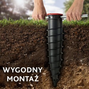 Suszarka ogrodowa Vileda Sun-Rise Premium 50 - Łatwy montaż